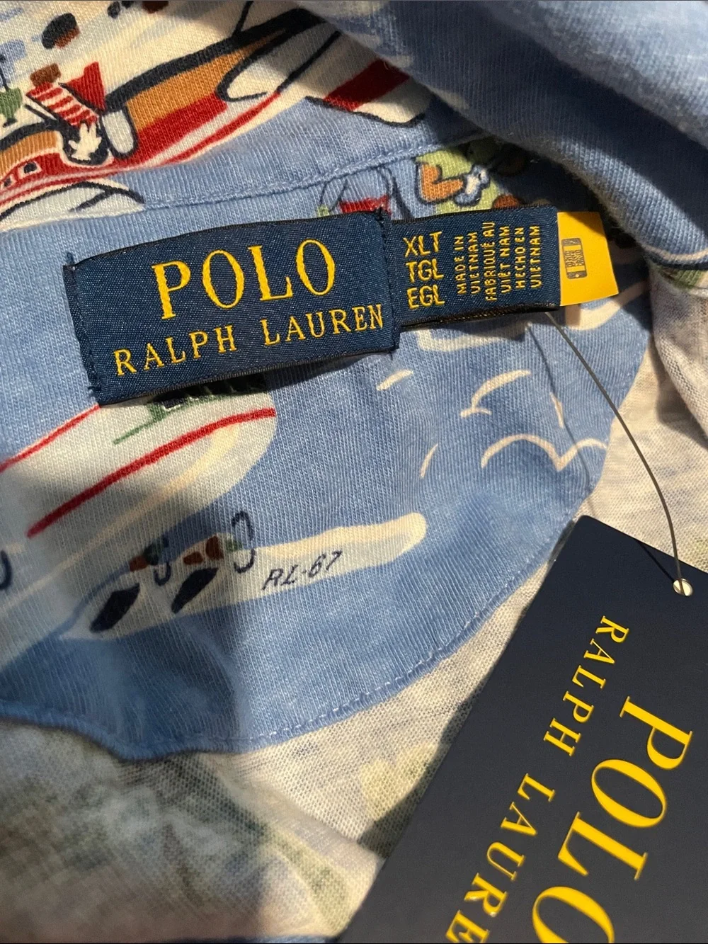 POLO Ralph Lauren Surf Linen Cotton Shirt, NWT